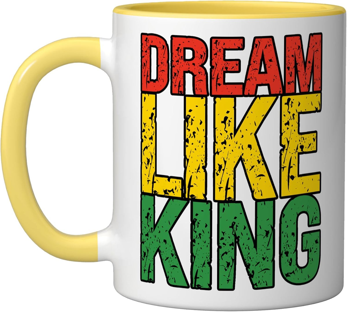Black History Month Dream Like King Ceramic Mug