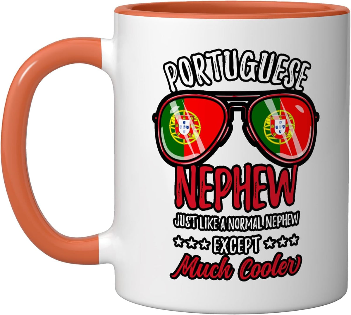 Cool Portuguese Nephew Sunglasses Portuguese Family Ceramic Mug