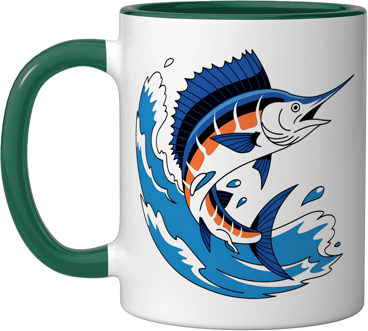 Sailfish Marlin Fishing Vacation Nature Ceramic Mug