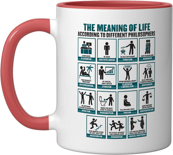 Philosophy Meaning Of Life Design For A Philosophy Student Ceramic Mug