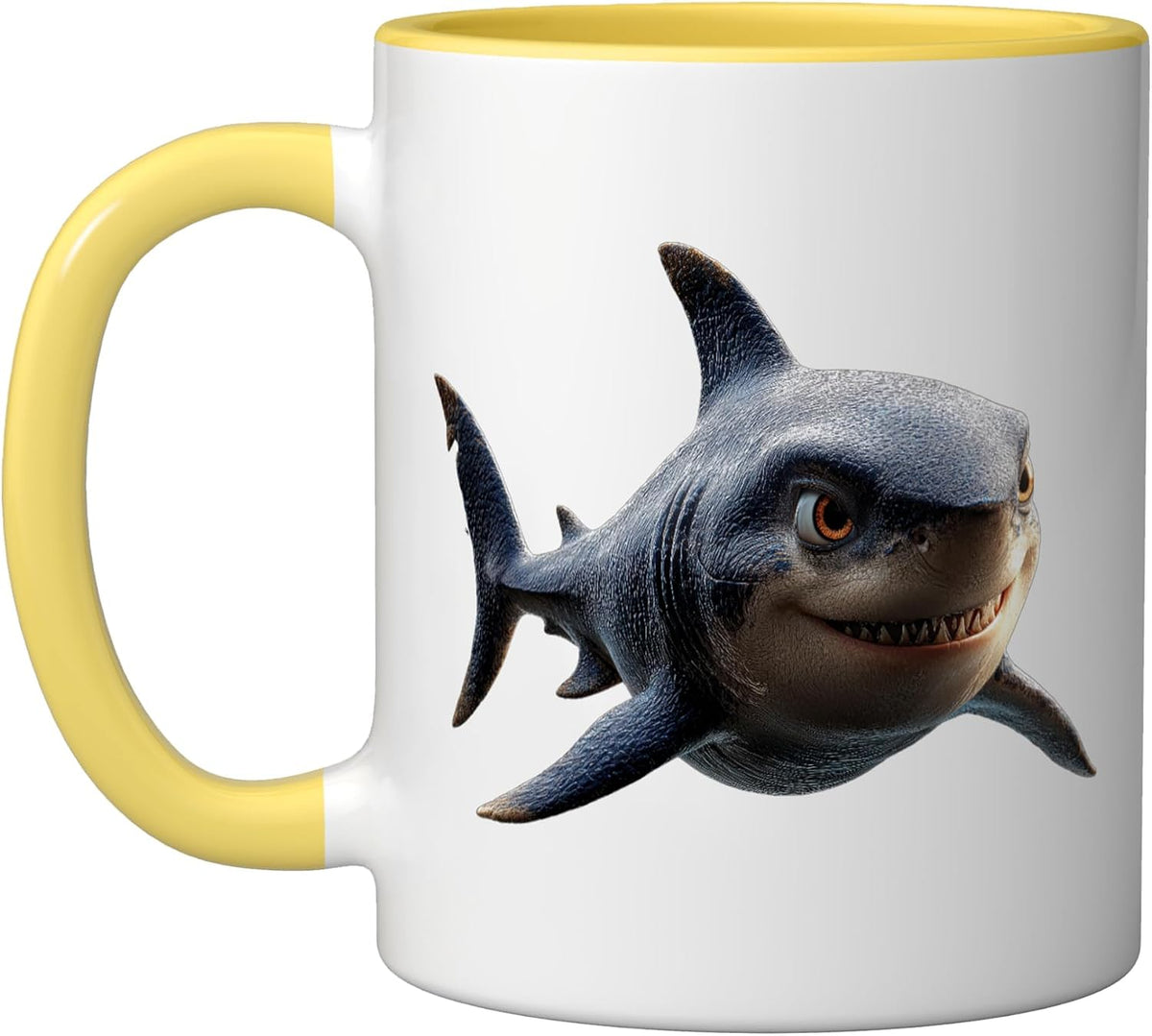 Shark Design Tiger Sharks Gray White Great Shark Ceramic Mug