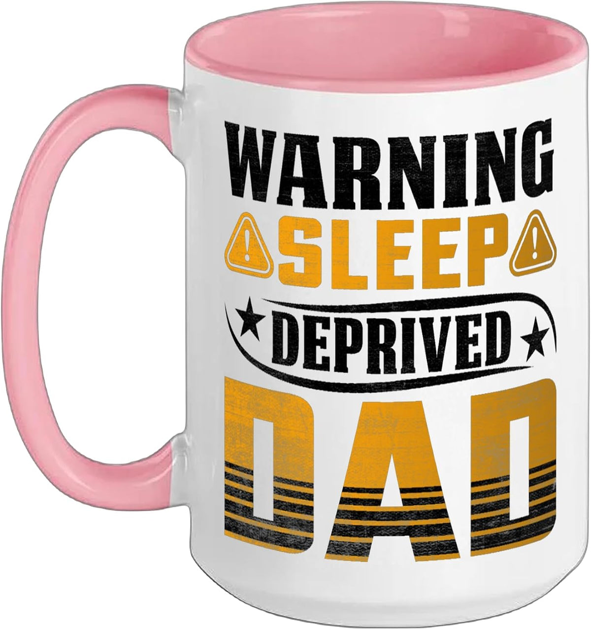 Warning Sleep Deprived Dad Ceramic Mug