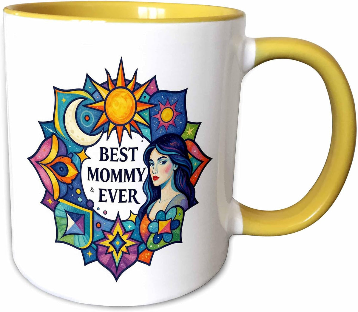 Best Mommy Ever. Elegant, Stylish & Pretty Christmas Ceramic Mug