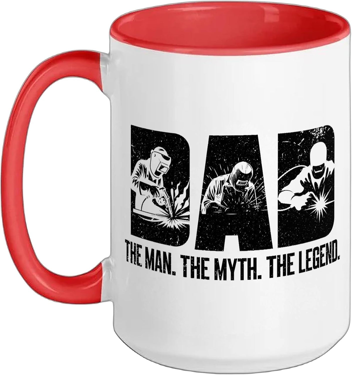 Welder Dad Funny Father's Day Welding Legend Ceramic Mug