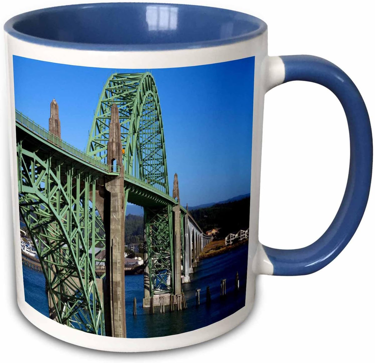 Yaquina Bay Bridge, Bay, Newport, Oregon Ceramic Mug