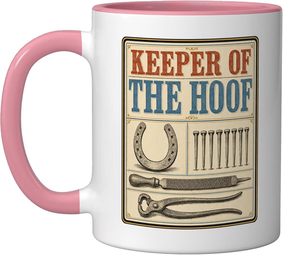 Keeper Of The Hoof Farrier Tools Chart Design Ceramic Mug