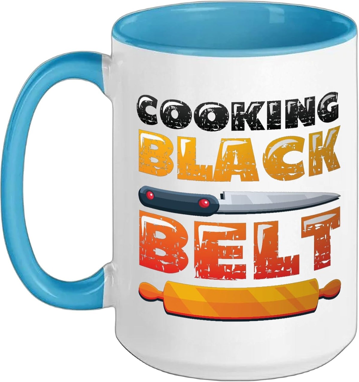 Cooking Black Belt Cooking Chef Cook Ceramic Mug