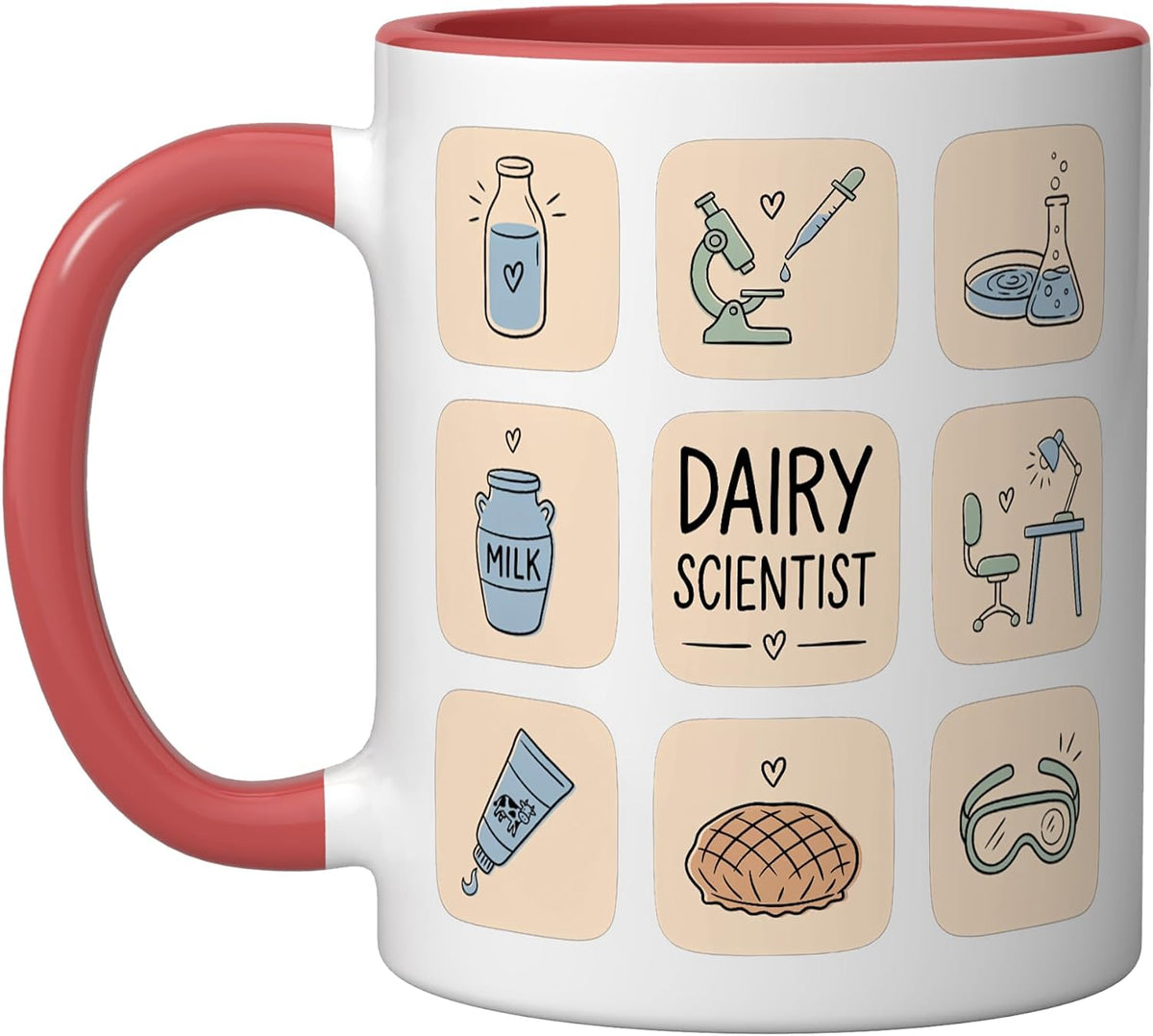 Dairy Scientist Science Technologist Technology Researcher Ceramic Mug