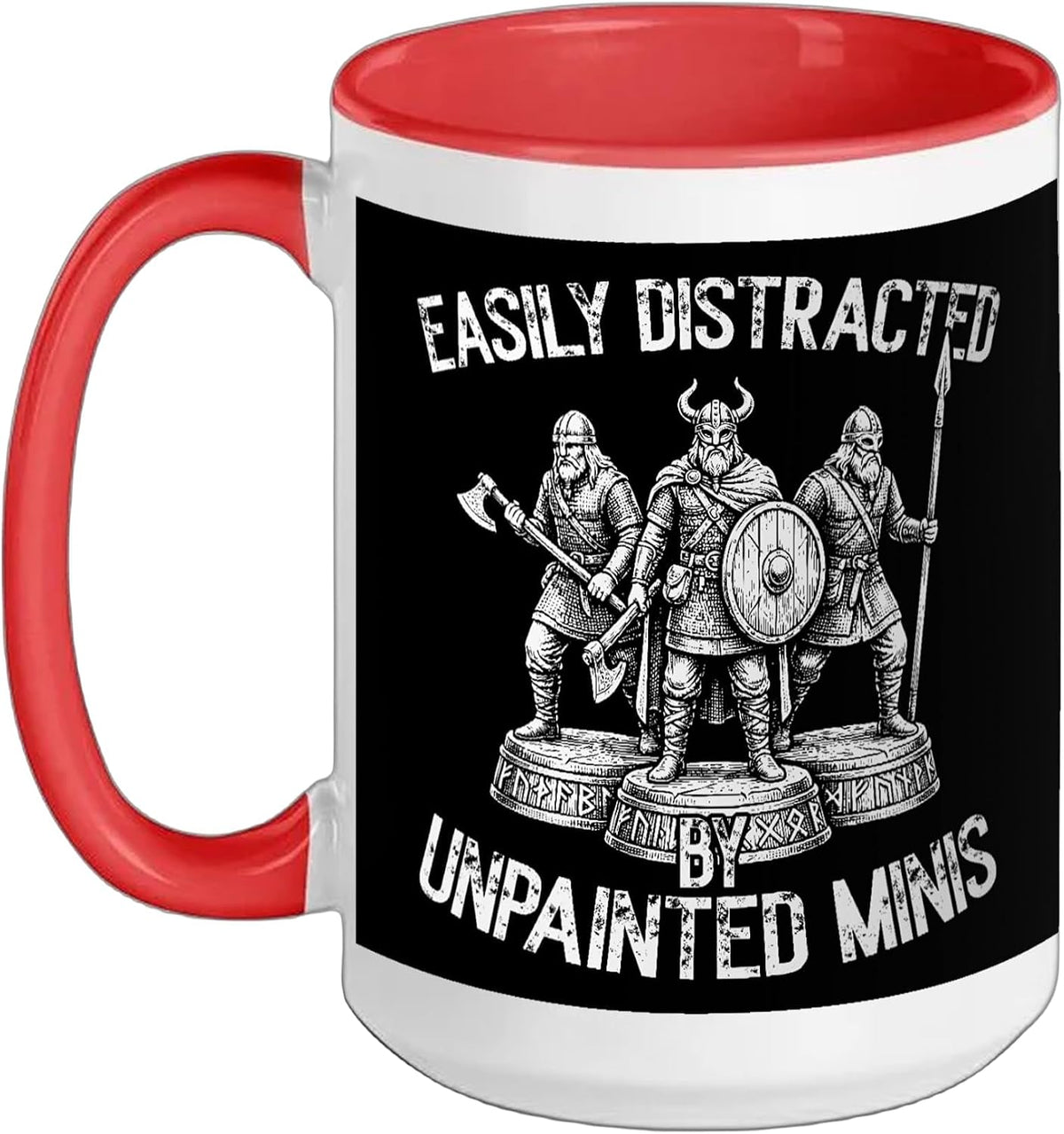 Easily Distracted By Unpainted Minis Miniature Painter Ceramic Mug