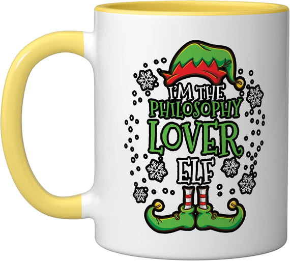 Im The Philosophy Lover Elf Christmas Ceramic Mug