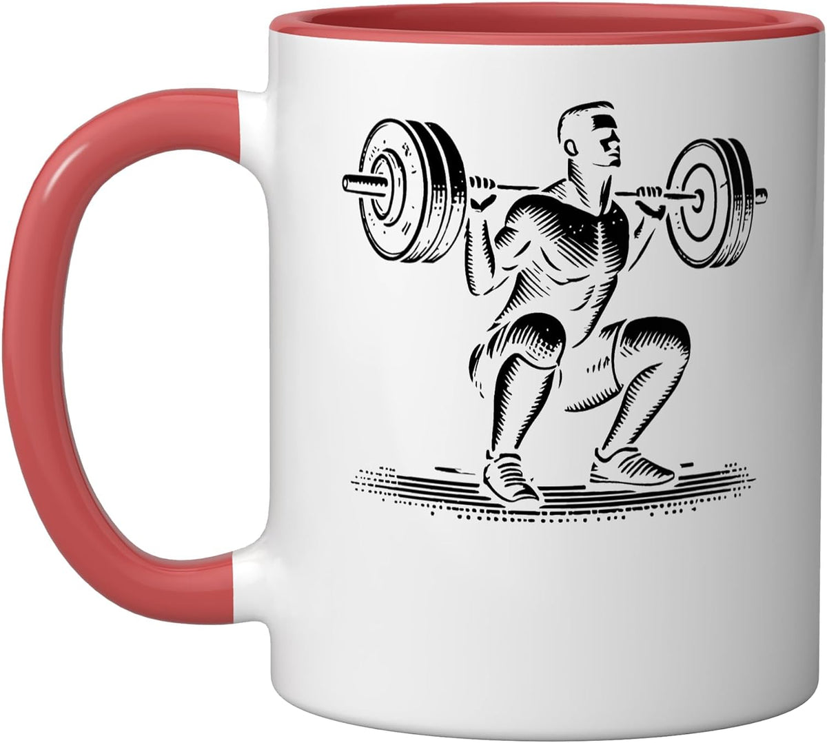 Man Weightlifter Weightlifting Weightlifter Bodybuilder Ceramic Mug