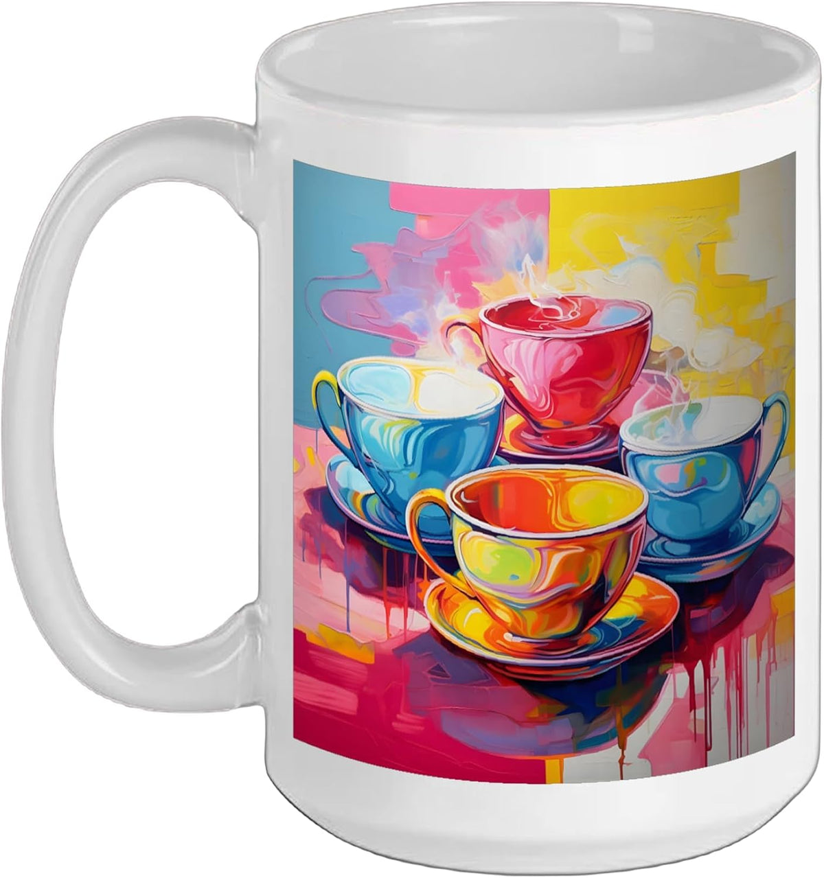 Colorful Tea Pop Art Ceramic Mug