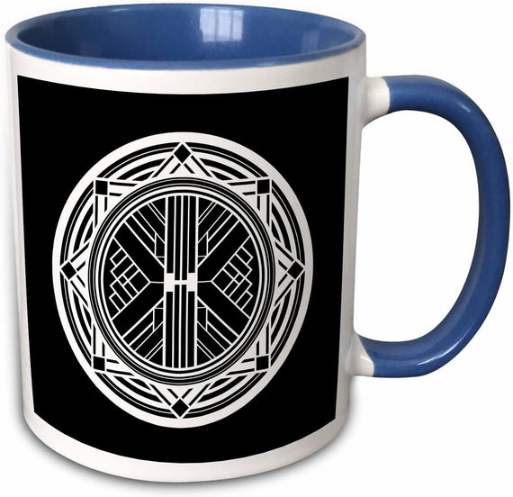 Geometric Art Deco Design Ceramic Mug