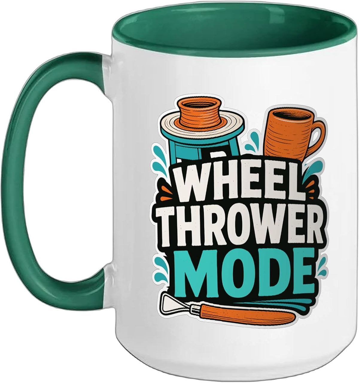 Pottery Wheel Thrower Mode Clay Ceramic Mug
