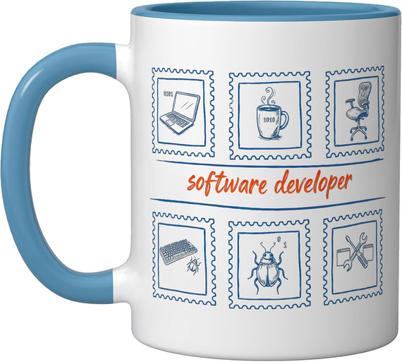 Software Developer Programmer Coder Engineer Dev Ceramic Mug