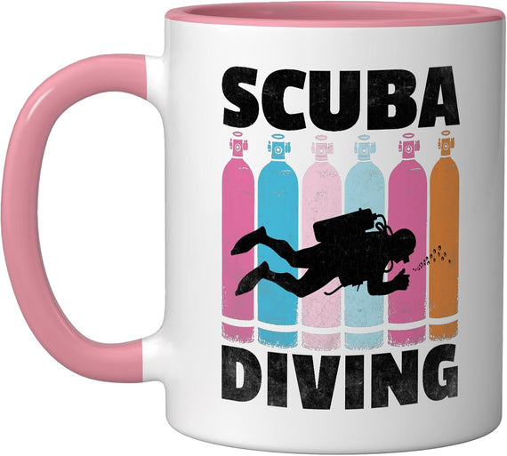 Scuba Diving Scuba Diver Under Water Scuba Divers Ceramic Mug