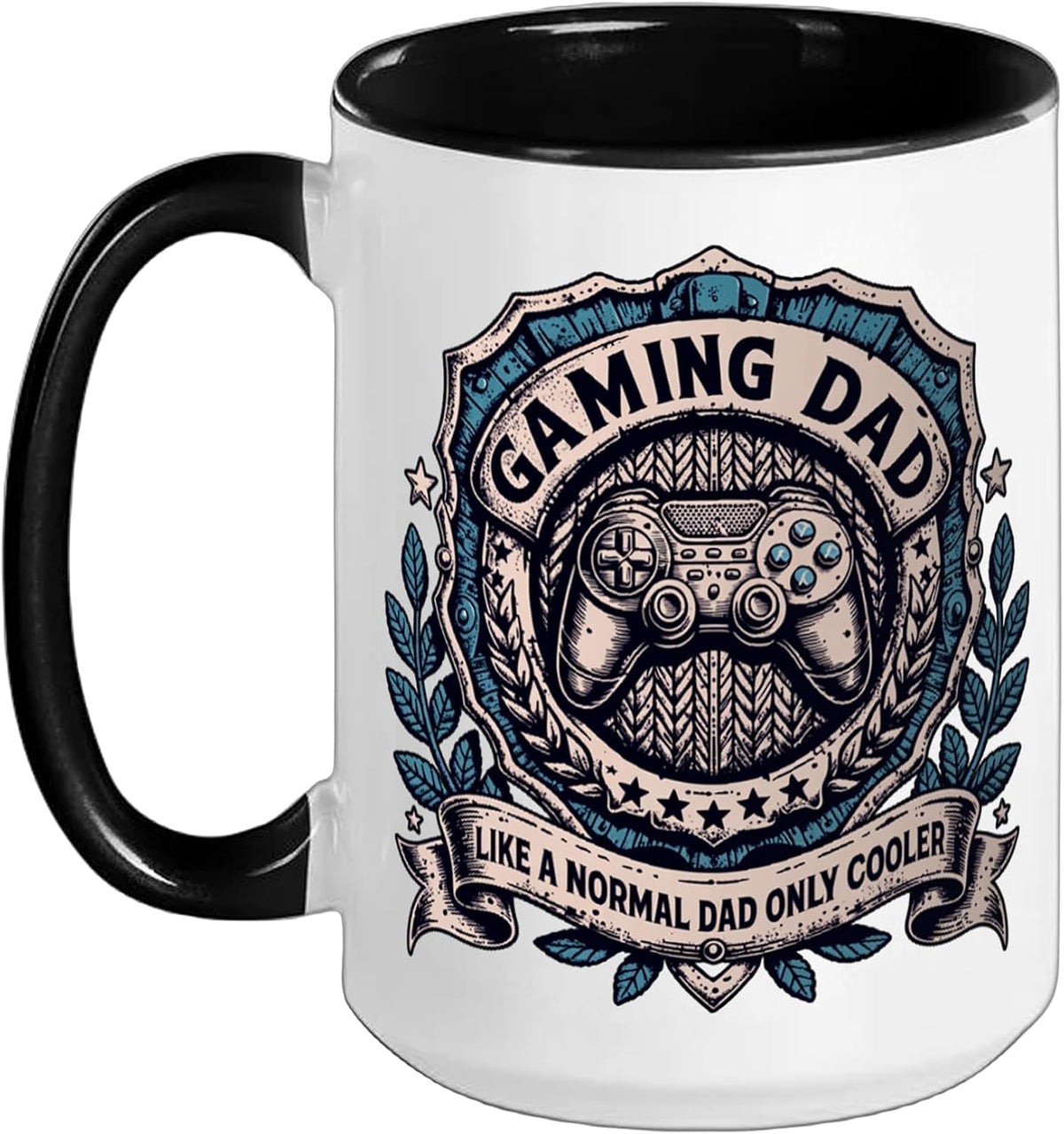Gaming Dad Like A Normal Dad Only Cooler Ceramic Mug