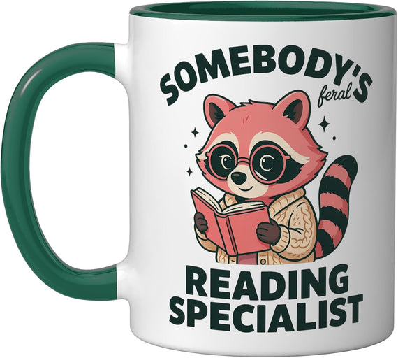 Reading Specialist Reading Coach Interventionist Literacy Ceramic Mug