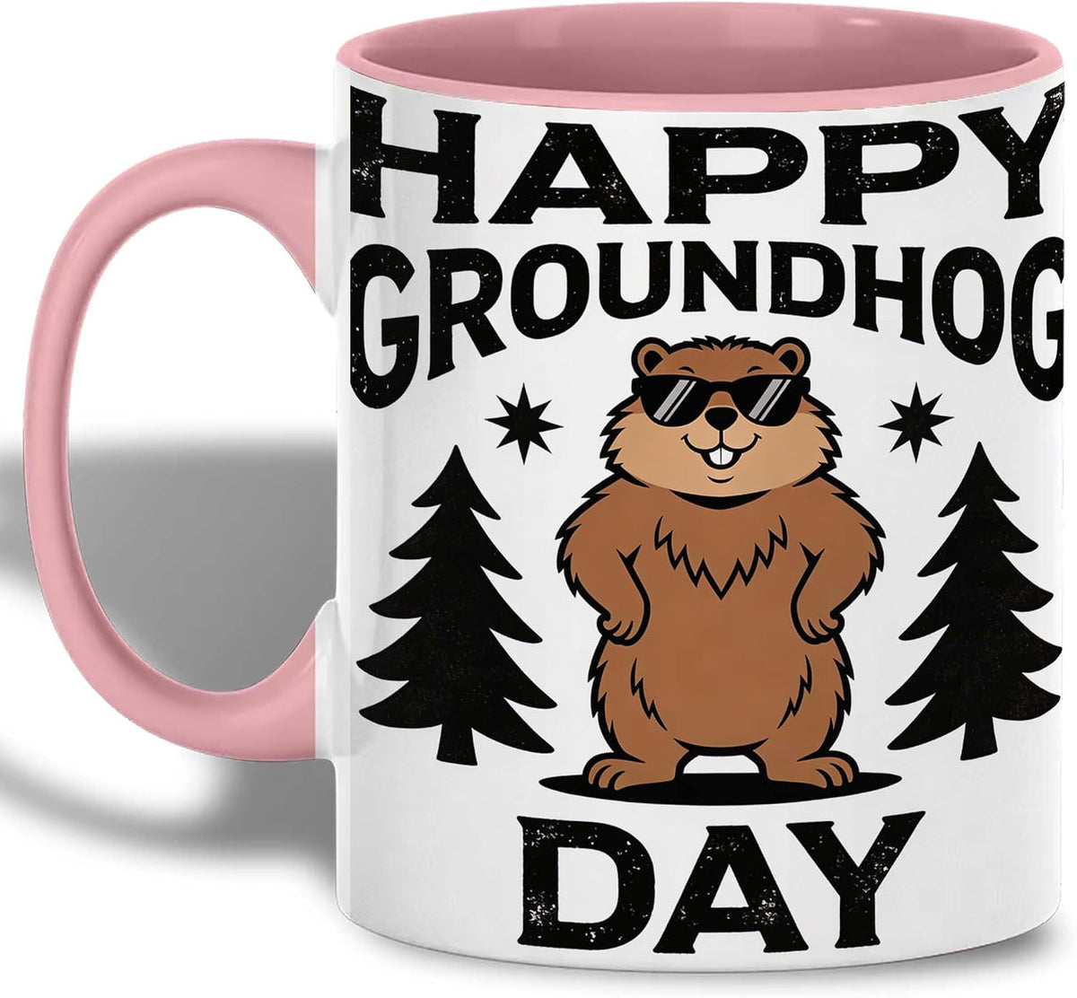 Funny Groundhog Day Ceramic Mug