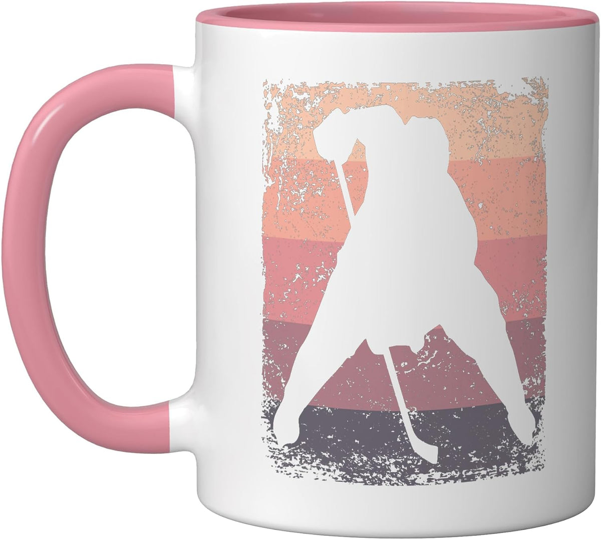 Ice Hockey Player Vintage Boys Ice Hockey Ceramic Mug