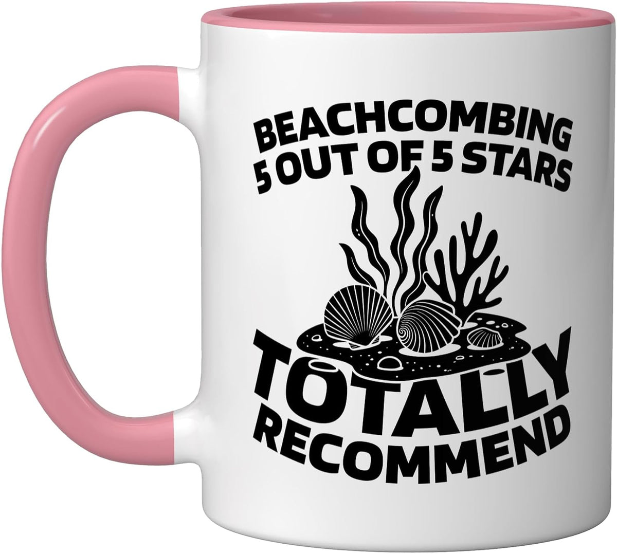 Beach Shell Collecting - Nature Beachcombing Ceramic Mug