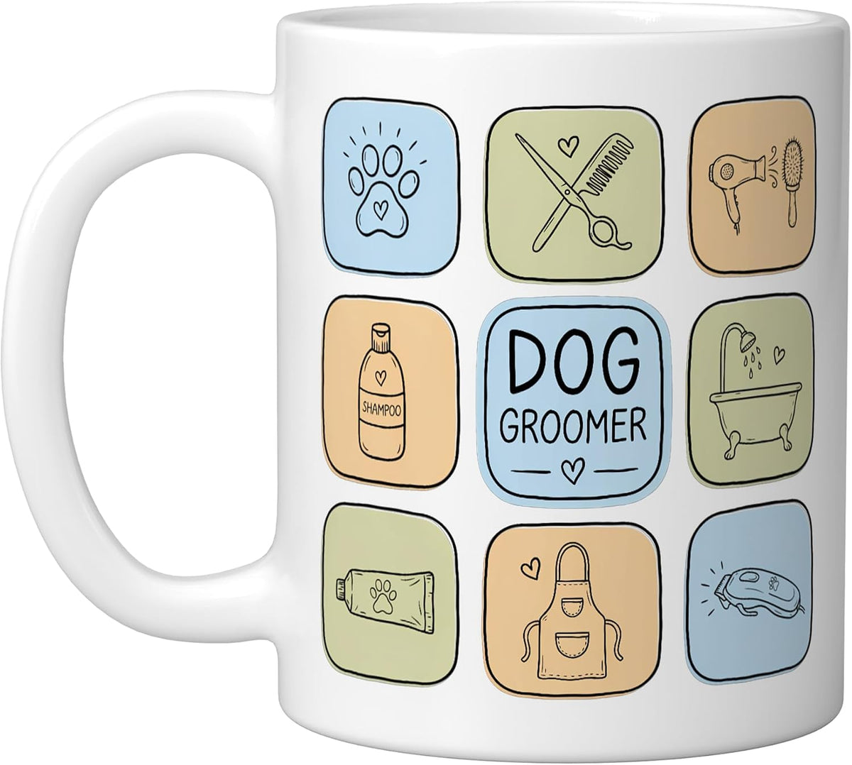 Dog Groomer Pet Grooming Canine Stylist Ceramic Mug