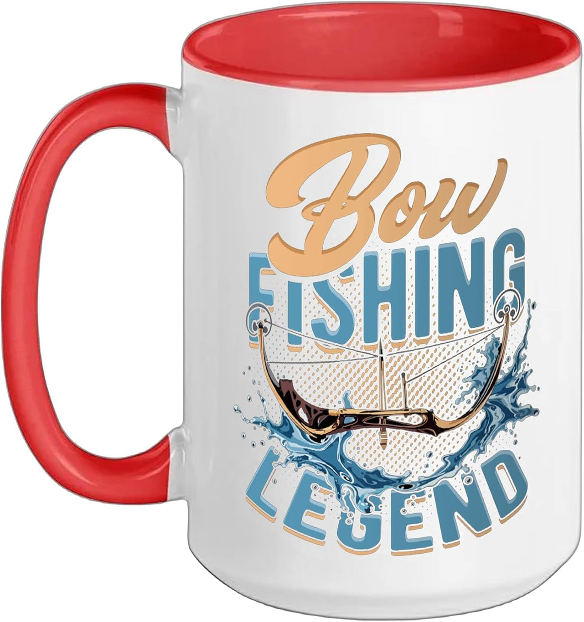 Bowfishing Bowfisher Bow Fishing Legend Ceramic Mug