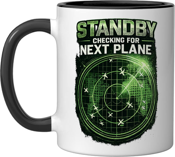 Plane Spotter Pilot Aviation Avgeek Ceramic Mug