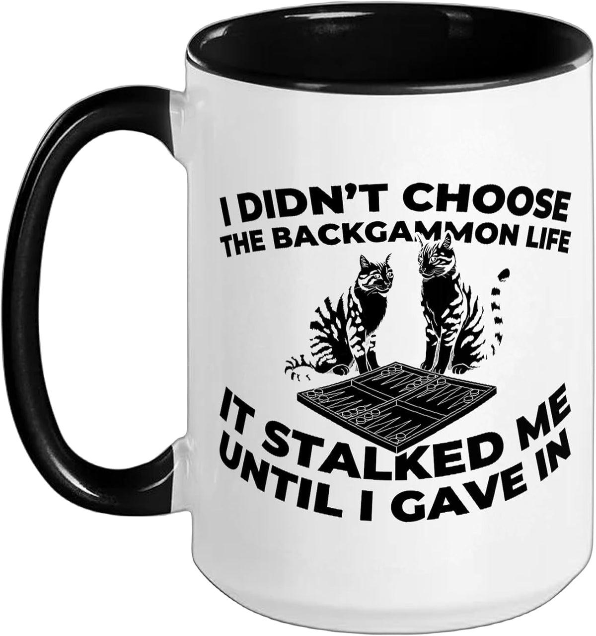 Board Game Dice Strategy - Backgammon Ceramic Mug