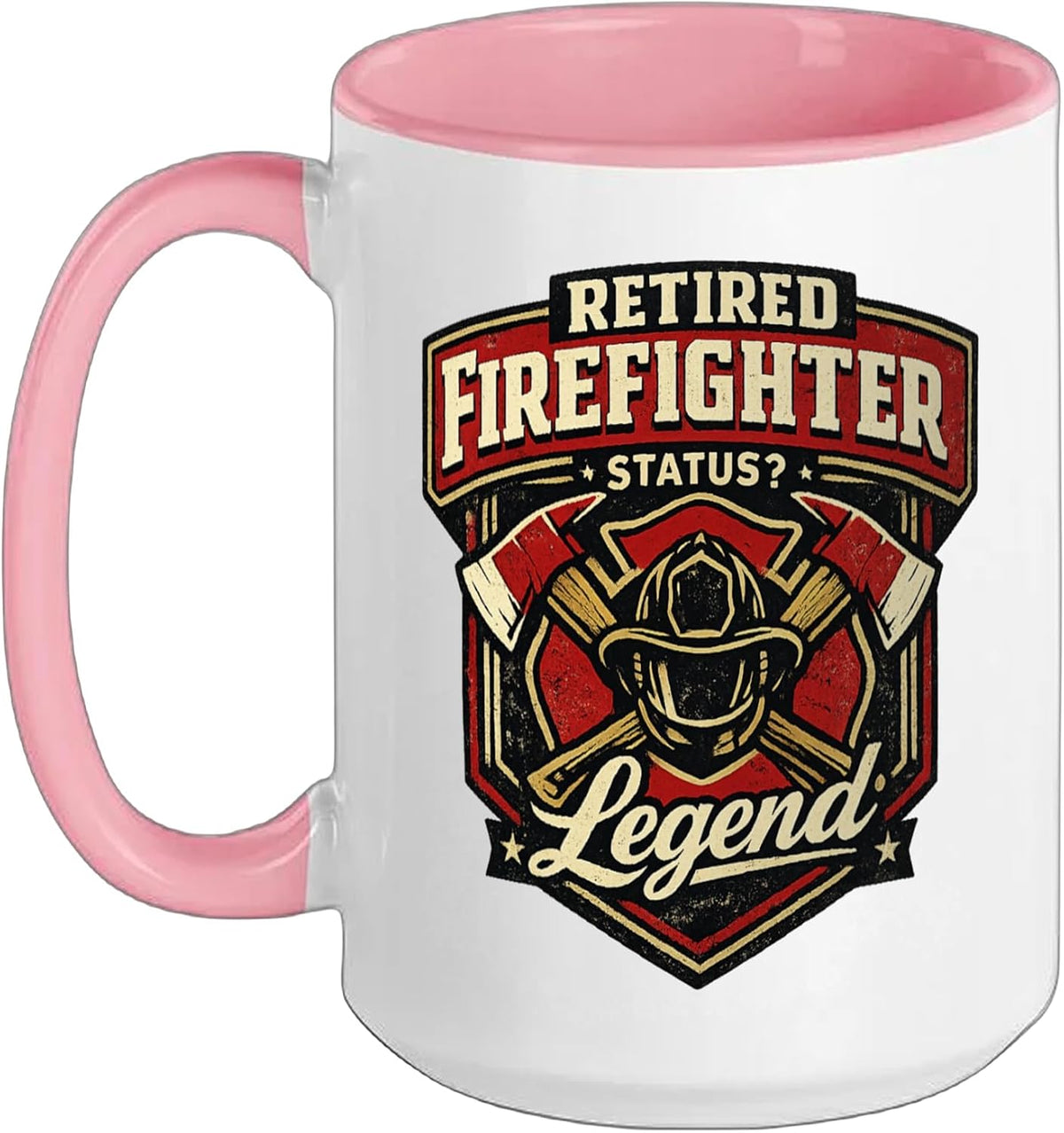 Funny Retired Firefighter Fire Department Veteran Ceramic Mug