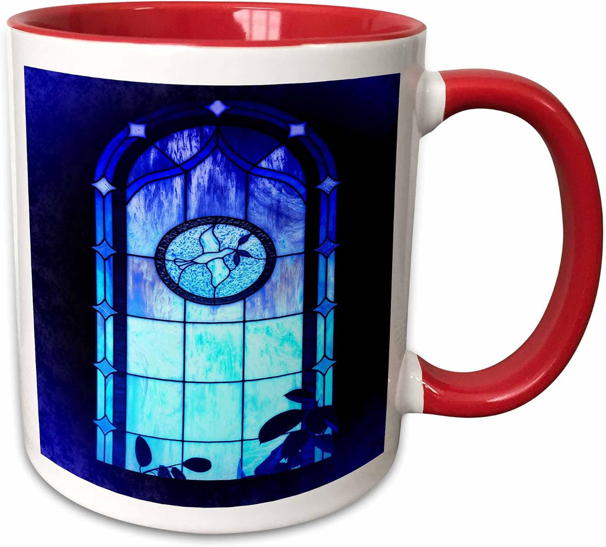 Church Window Design Of Its Stained Glass Ceramic Mug