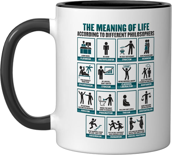 Philosophy Meaning Of Life Design For A Philosophy Student Ceramic Mug
