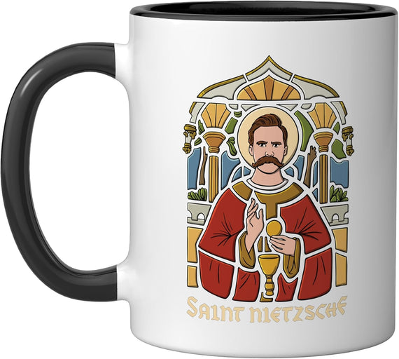 Saint Nietzsche Design For A Philosophy Student Ceramic Mug
