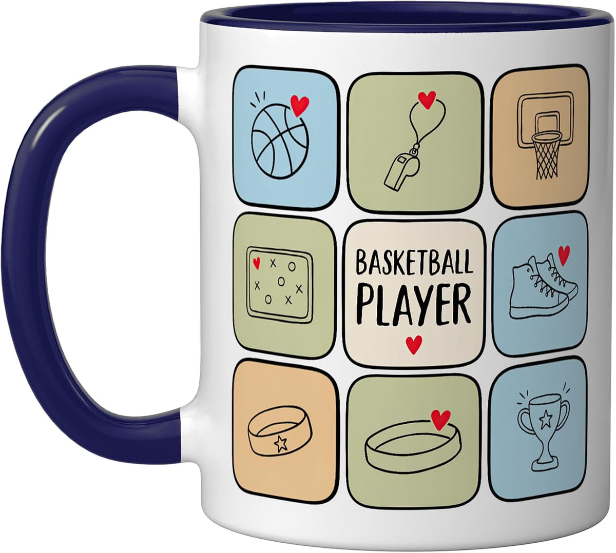 Basketball Player Baller Hoops Bball Playing Basketballs Ceramic Mug
