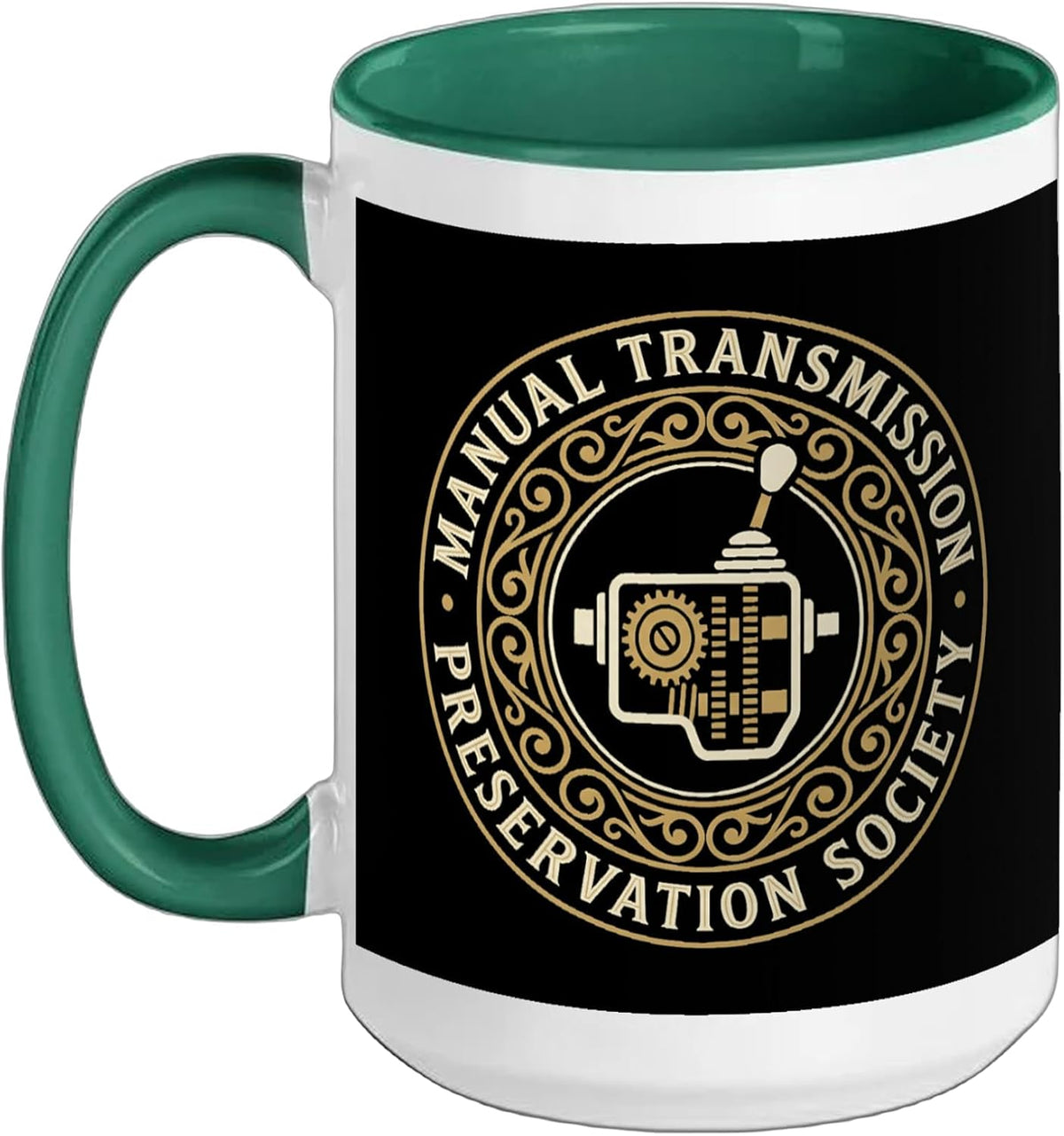 Manual Transmission Preservation Society Car Enthusiast Ceramic Mug