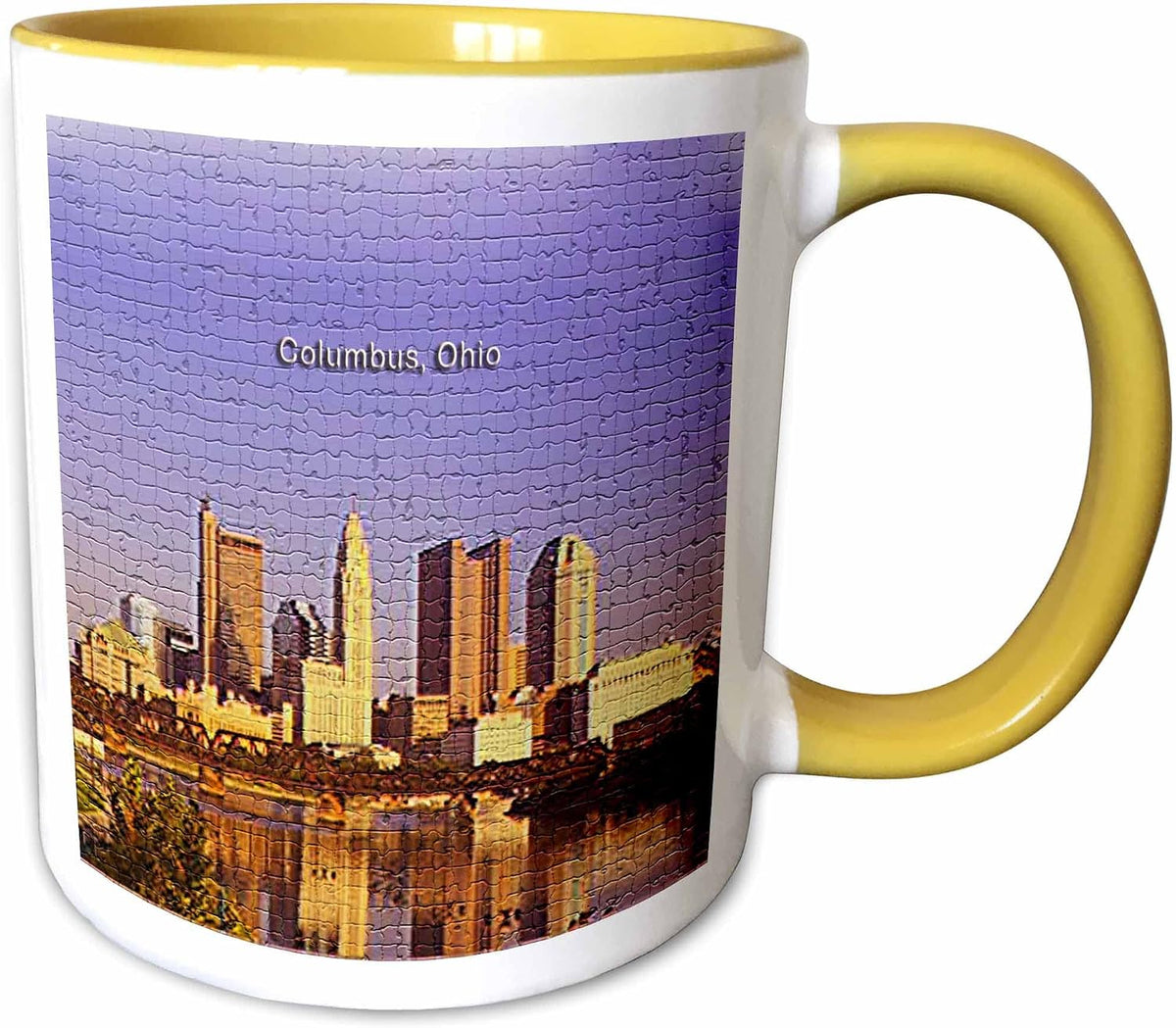 Columbus, Ohio Skyline (Mosaic) Ceramic Mug