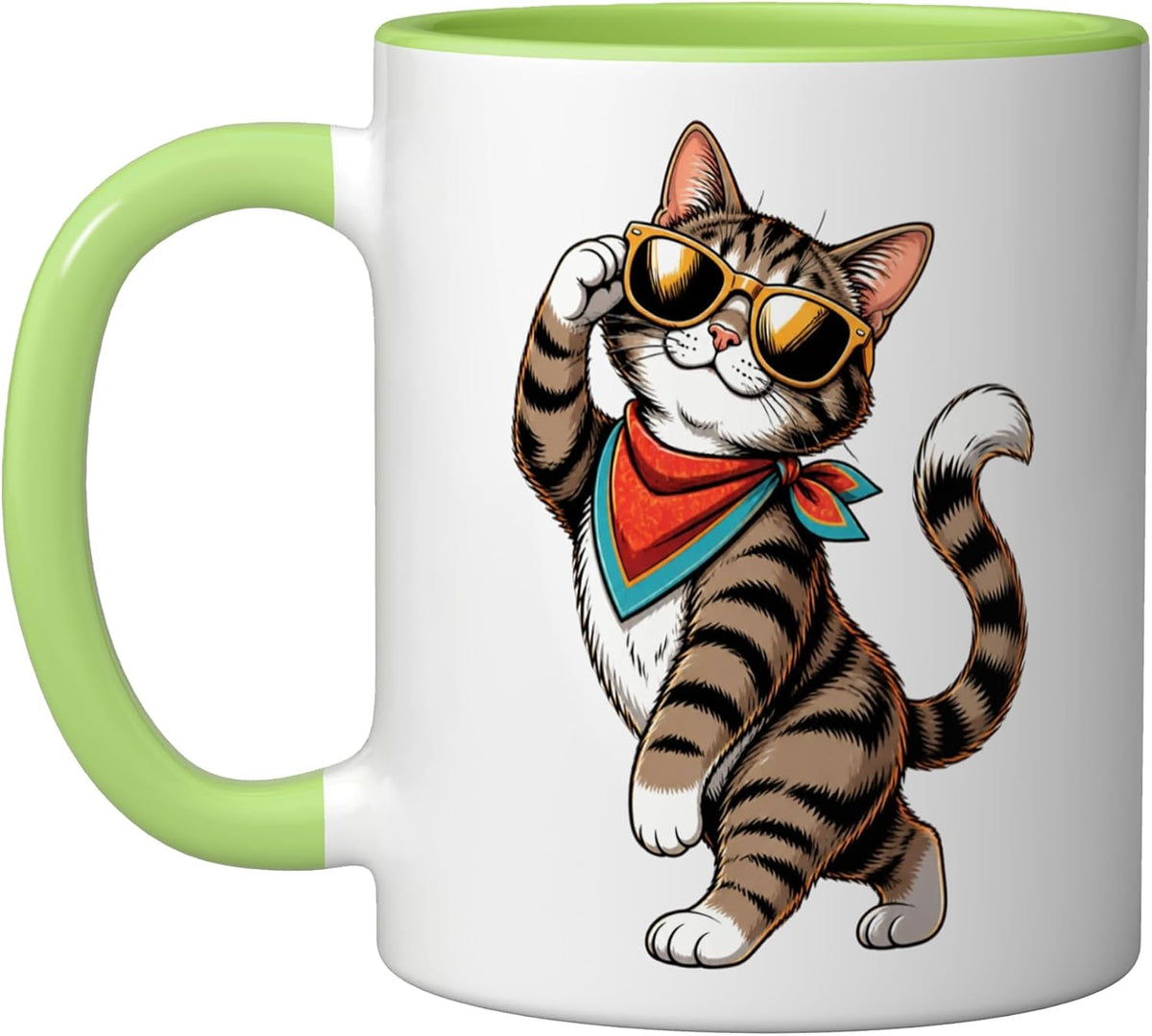 Cat Motif Art Design Gifts Cute Kitten Ceramic Mug