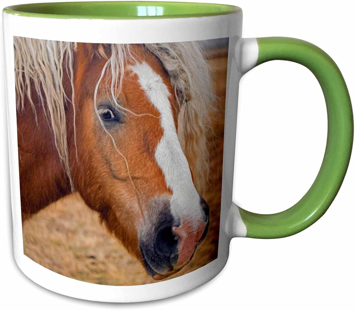 Blond Horse Ceramic Mug