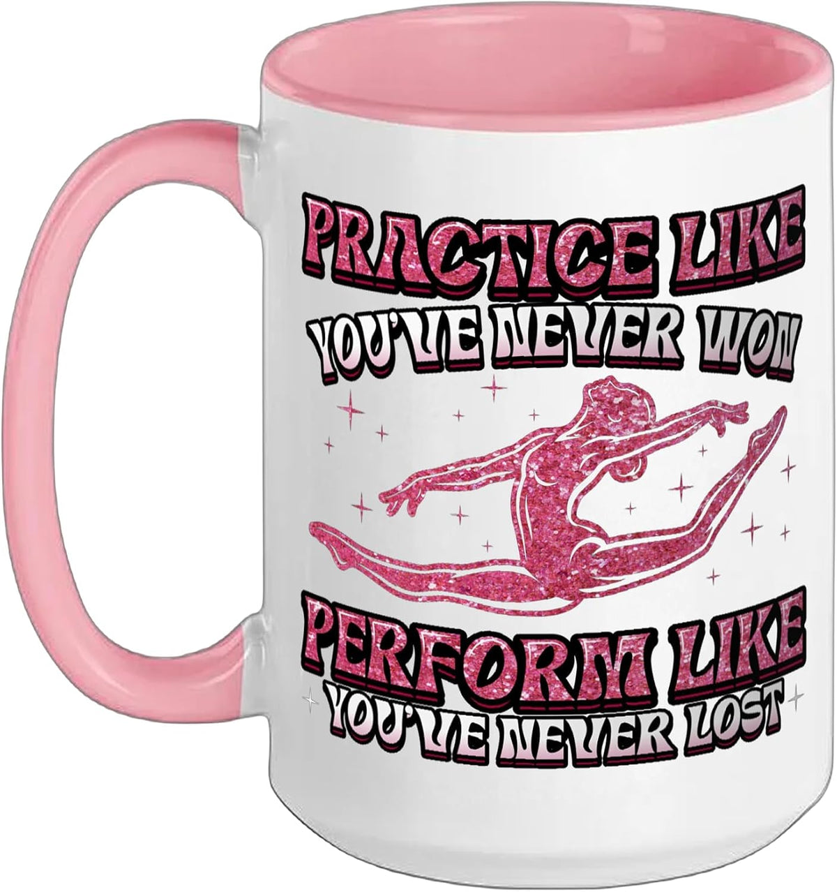 Gymnastics Motivational Gymnast Saying Ceramic Mug