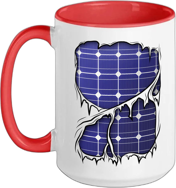Solar Panels Inside Ecological Engineer Halloween Costume Ceramic Mug