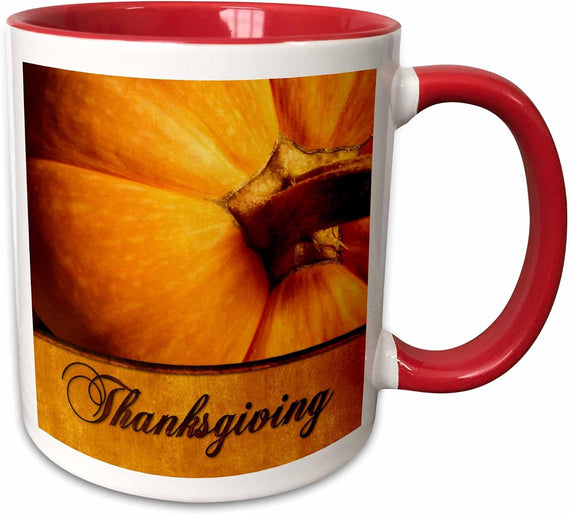 Thanksgiving Pumpkin In Golds Halloween Ceramic Mug