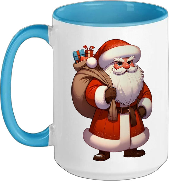 Santa Claus Carrying a Sack of Gifts Ceramic Mug