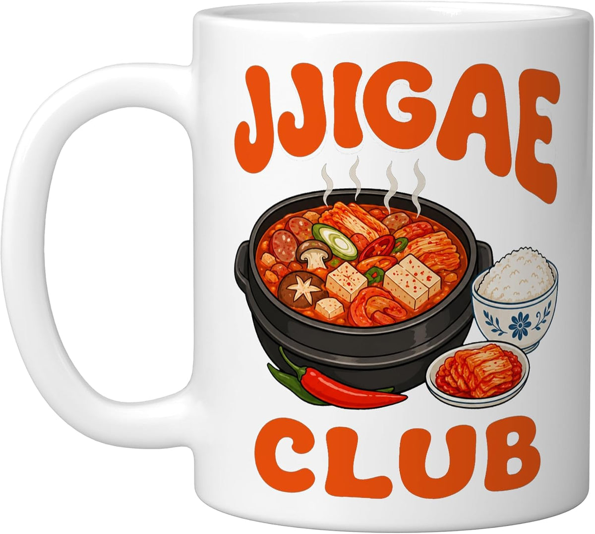 Jjigae Club Korean Jjigae Spicy Korean Stew Korean Food Ceramic Mug