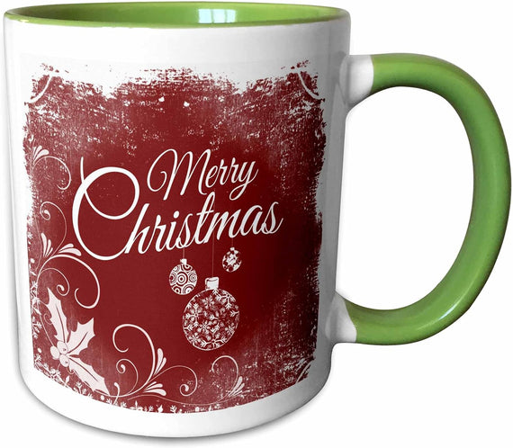 Vintage Art of Merry Christmas Ceramic Mug