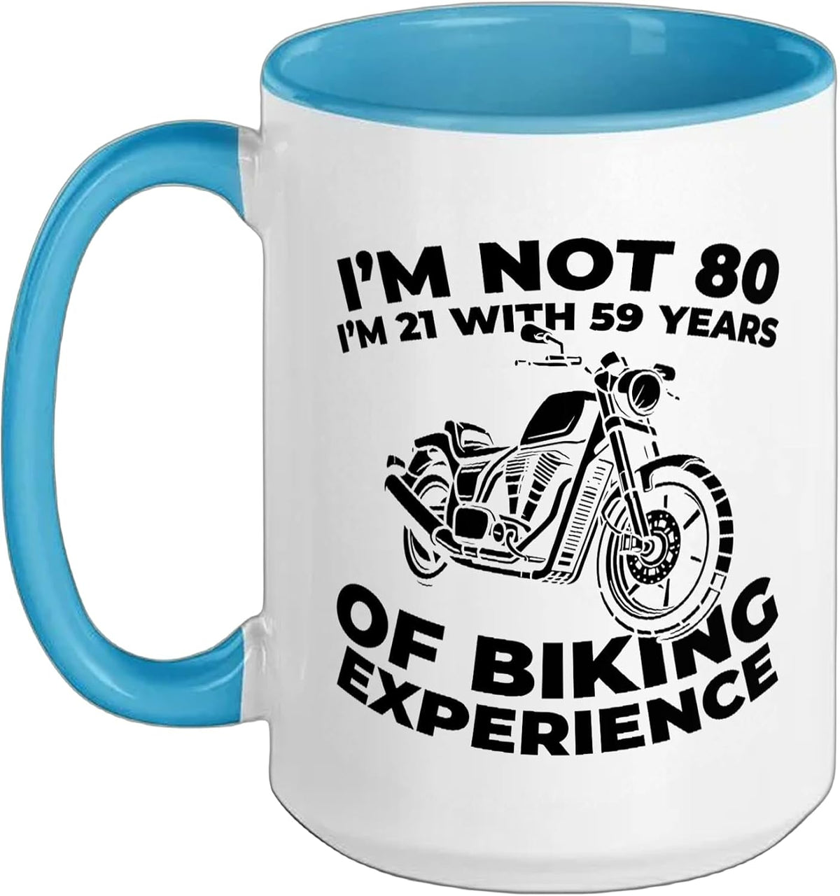 80 Years Old - Biker Motorbike Motorcycle 80th Birthday Ceramic Mug