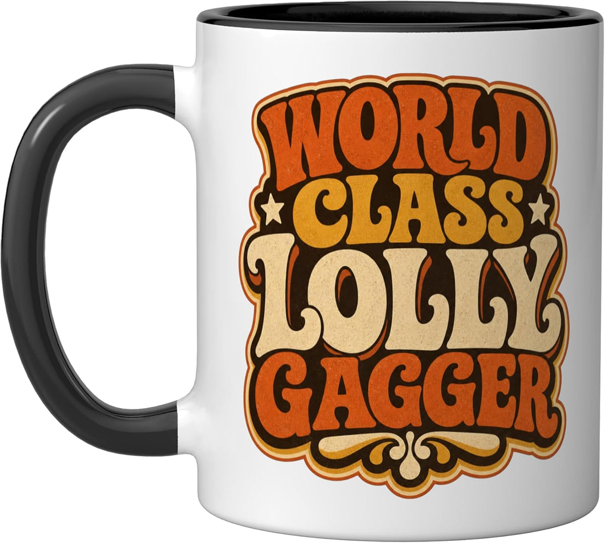 Funny World Class Lolly Gagger Procrastinator Lazy Relax Ceramic Mug