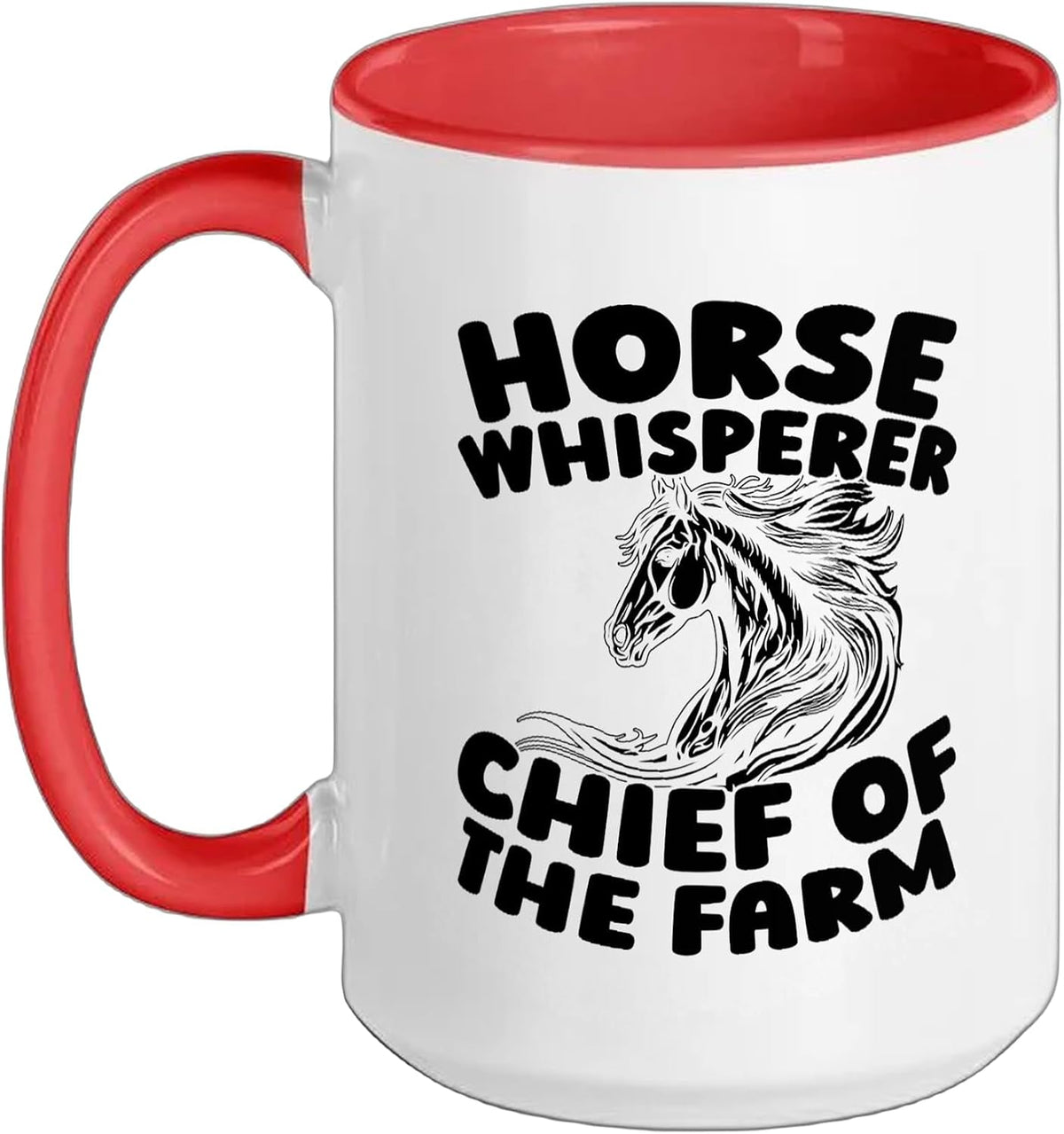 Horse Riding Horseback - Rider Chief Of The Farm Ceramic Mug