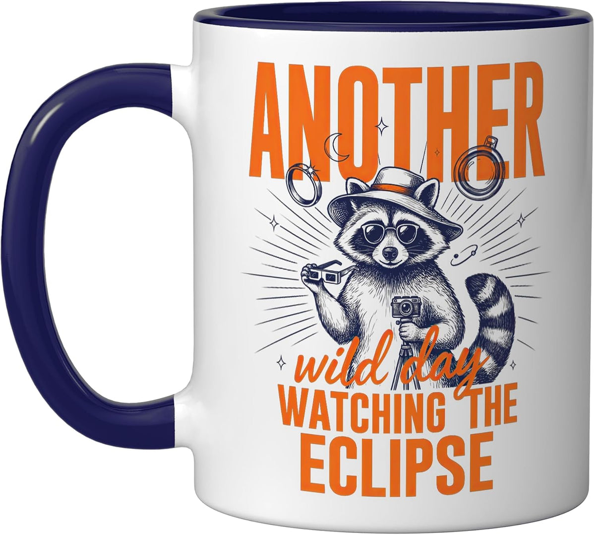 Solar Eclipse Total Astronomy Partial Alignment Chasing Ceramic Mug