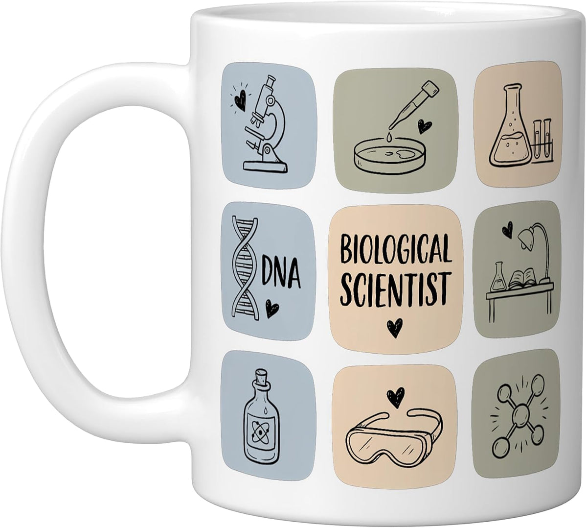 Biological Scientist Bioscientist Biology Research Science Ceramic Mug
