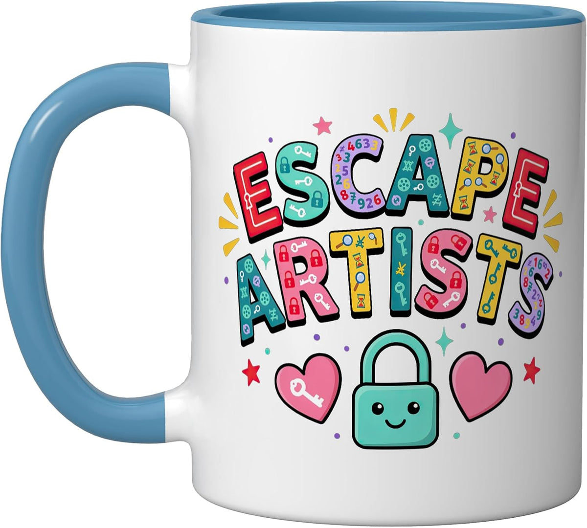 Escape Room Puzzle Games Player Escaping Ceramic Mug